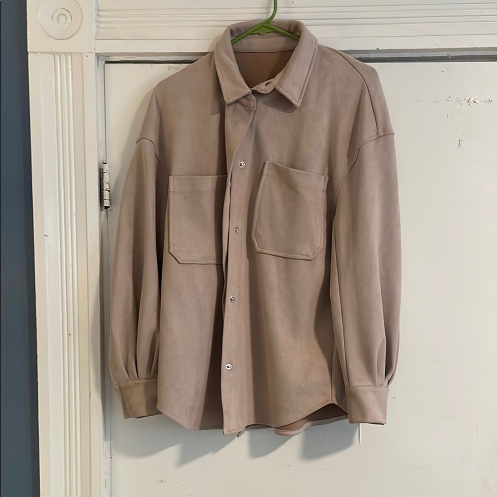 Amazon Tan Blazer Lightweight Suit Jacket